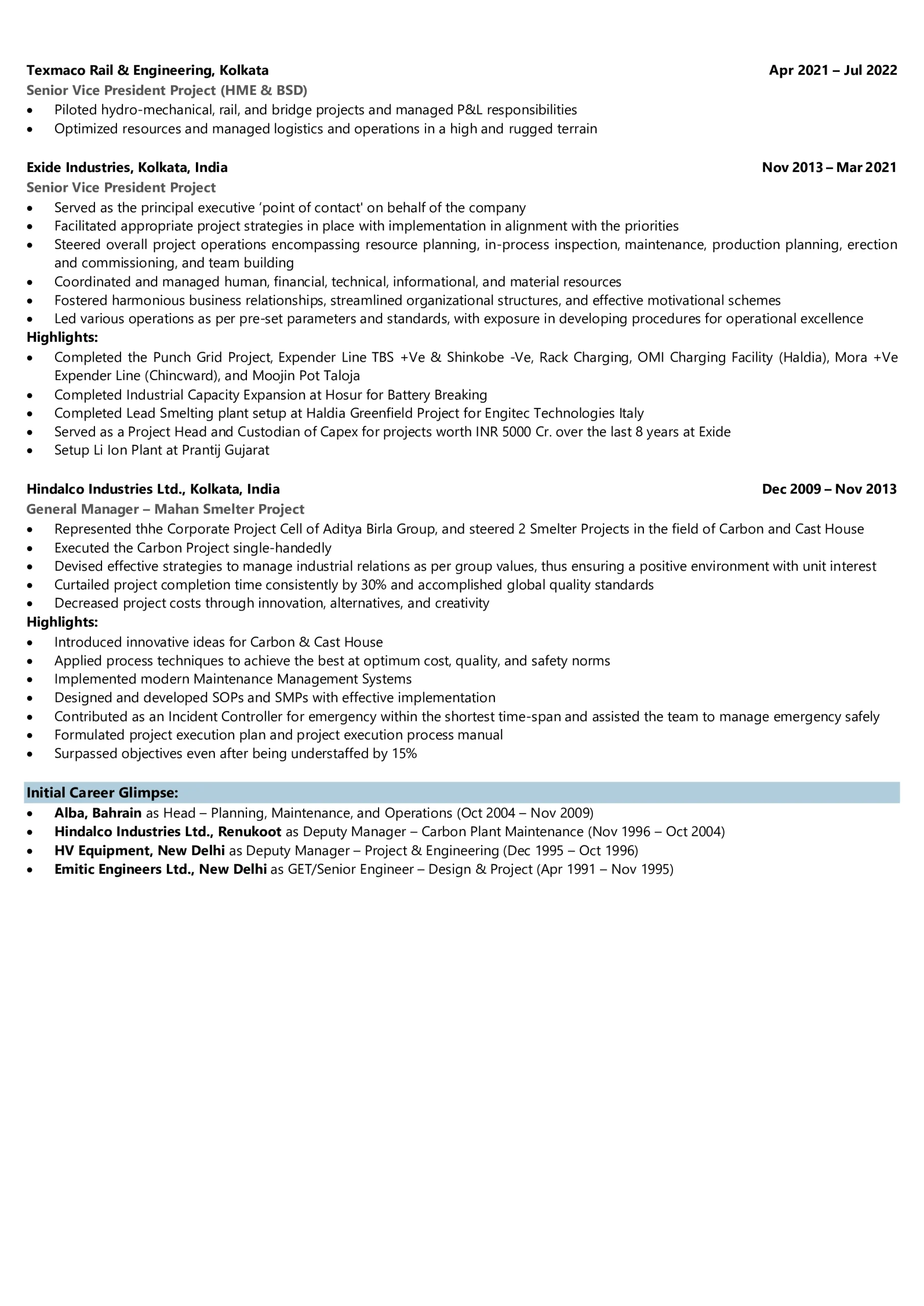 Techno Commercial Strategist