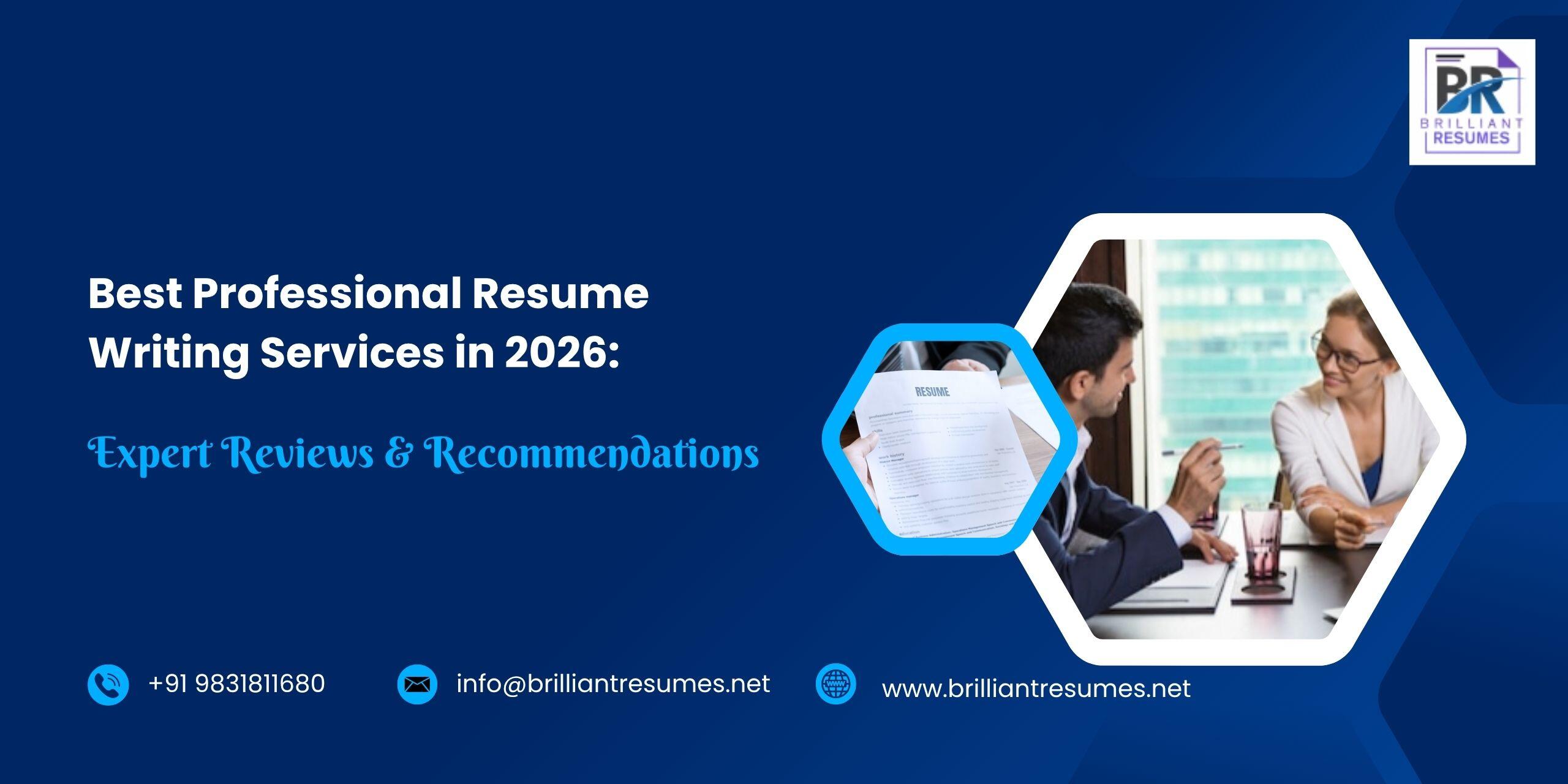 Best Professional Resume Writing Services in 2026