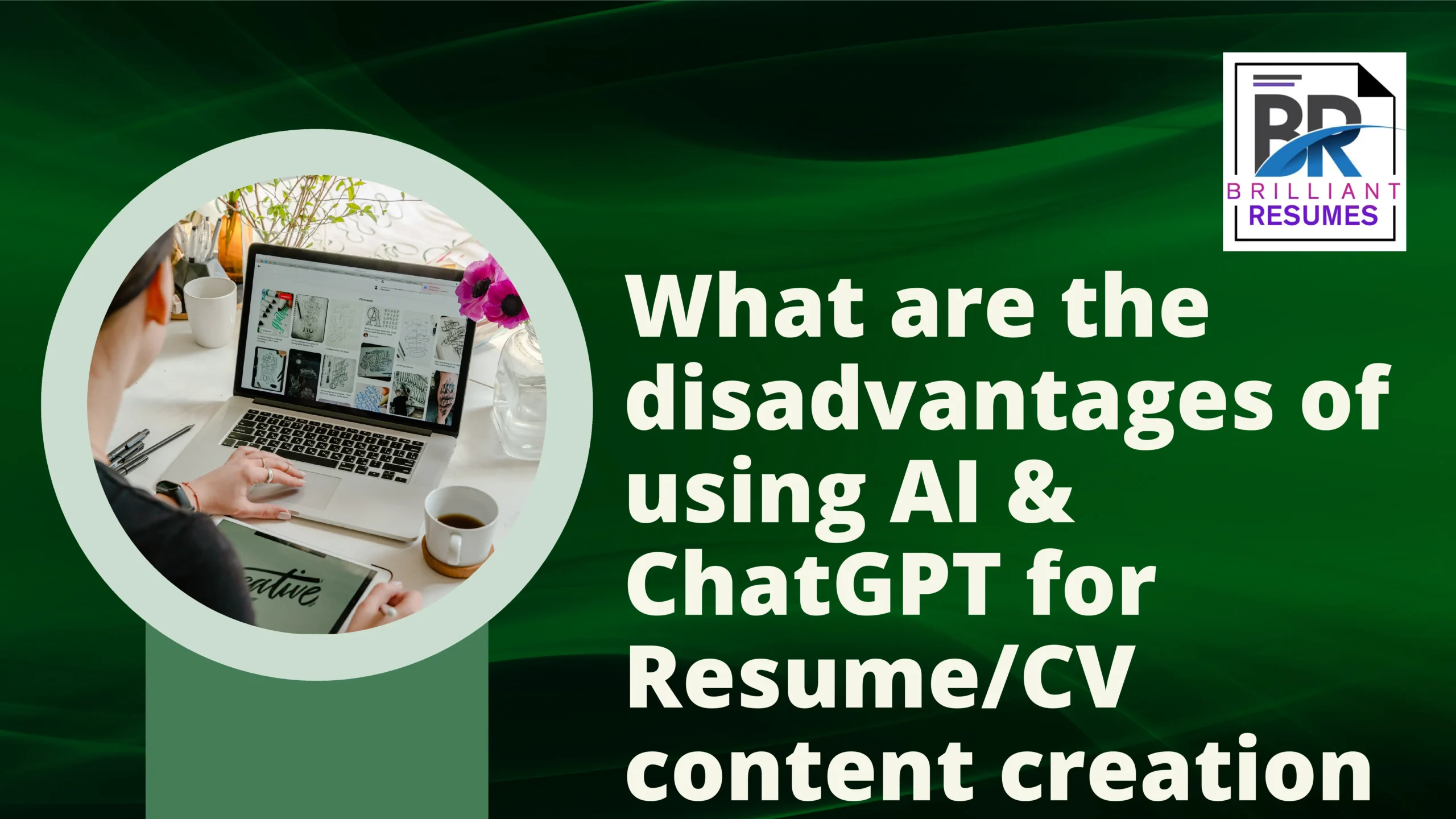 What are the disadvantages of using AI and ChatGPT for Resume/CV content creation?