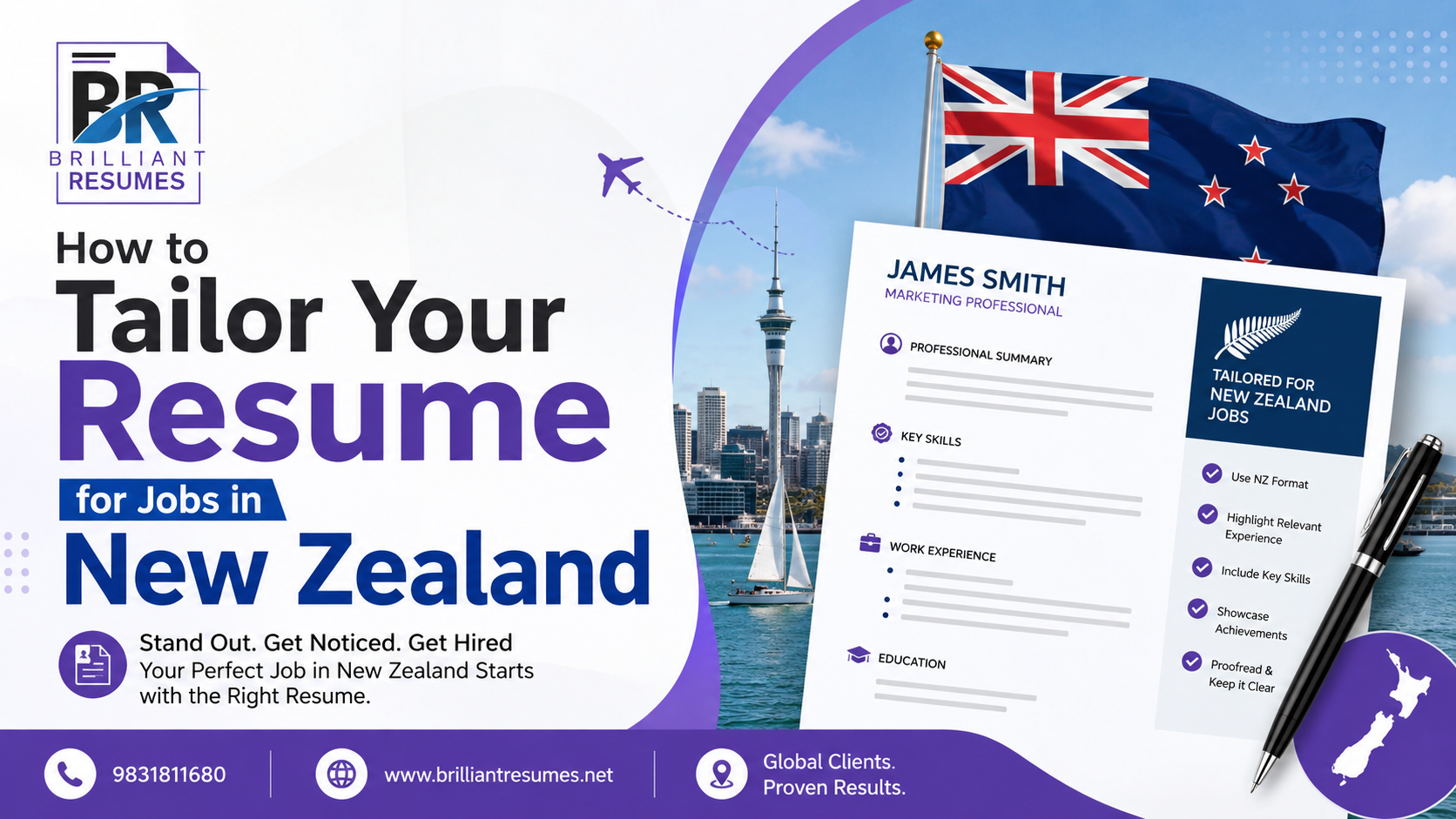 Tailor your resume for New Zealand jobs